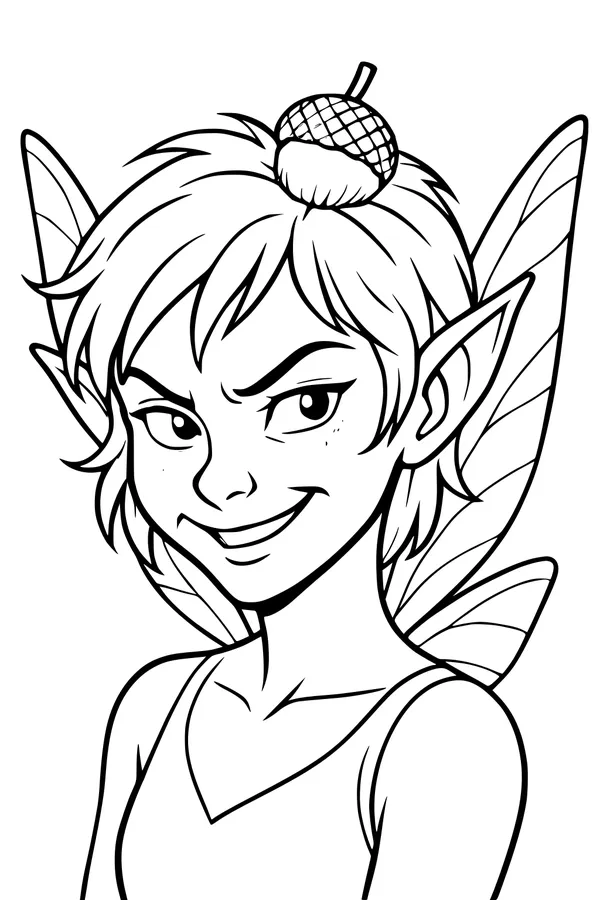 Acorn Cap Sprite Smirk