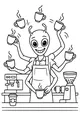 Six-Armed Barista From Planet Bean