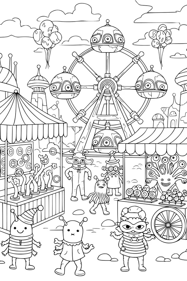 Ferris Wheel on Planet Giggle