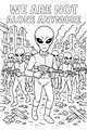 Alien Patrol in the Ruins
