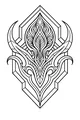 Star Hive Alien Crest