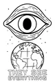 Alien Eye Over Earth
