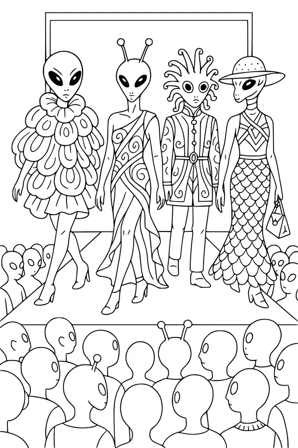 Cosmic Catwalk Style Parade