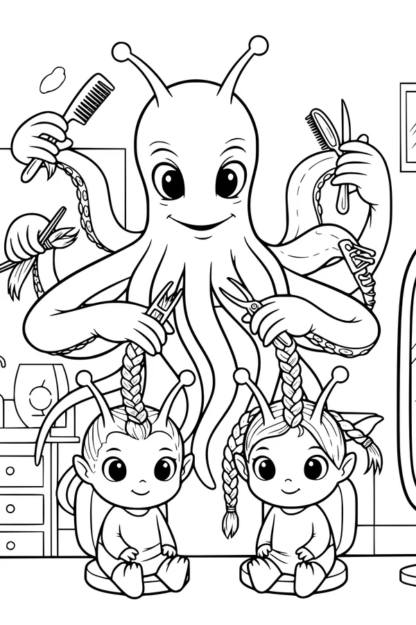 Braids at the Alien Salon