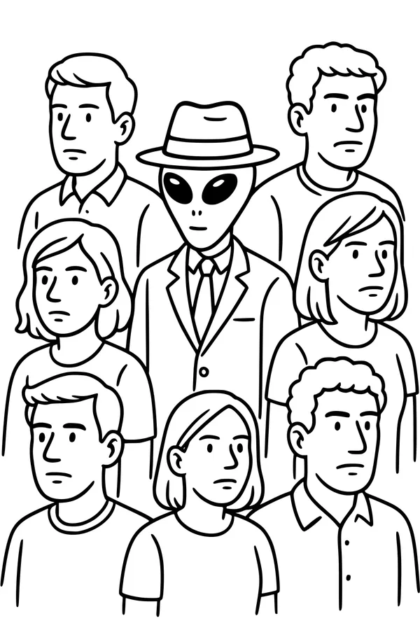 The Visitor in the Hat