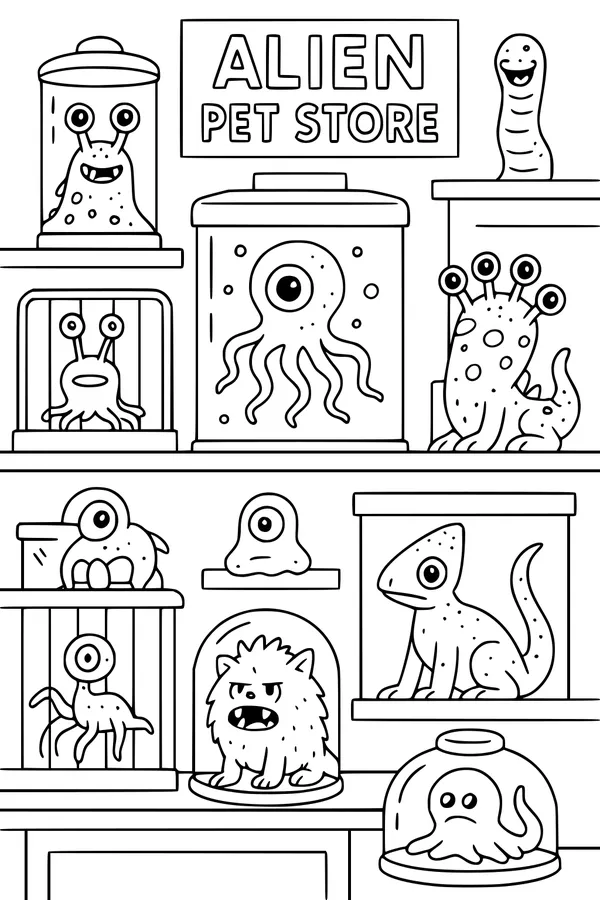 Alien Pet Store Parade