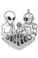 Space Brains Play Chess