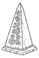 Runes on the Space Obelisk