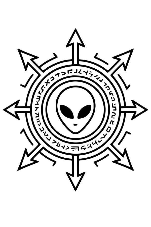 Alien Signal Compass