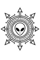 Alien Signal Compass