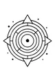 Alien Star Map Compass