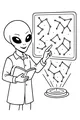 Alien Teacher Maps the Stars
