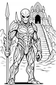 Alien Guard at the Sky Temple