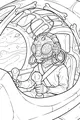 UFO Bug Captain at Controls