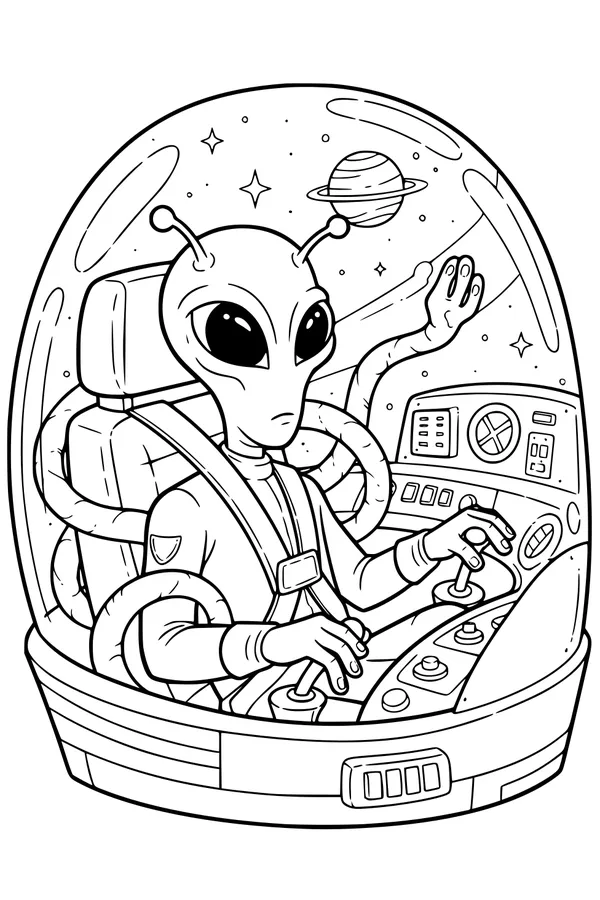 Captain Zog at the Starry Wheel