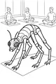 Alien Tries Downward Dog