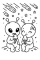 Meteor Scoops with Space Friends