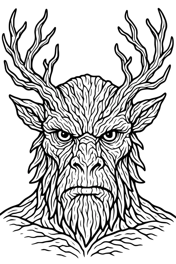 Branch-Bearded Forest King