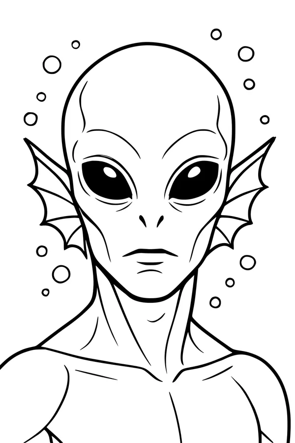 Star Swimmer From the Blue Moon