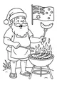 Aussie Santa Fires Up Lunch