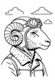 Captain Ram and the Big Sky Clouds