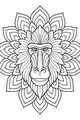 Baboon King and His Leafy Crown