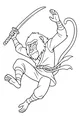 Samurai Baboon Jumps Into Action