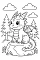 Little Dragon on the Rock