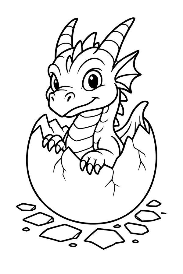 Hatchling Dragon Says Hello