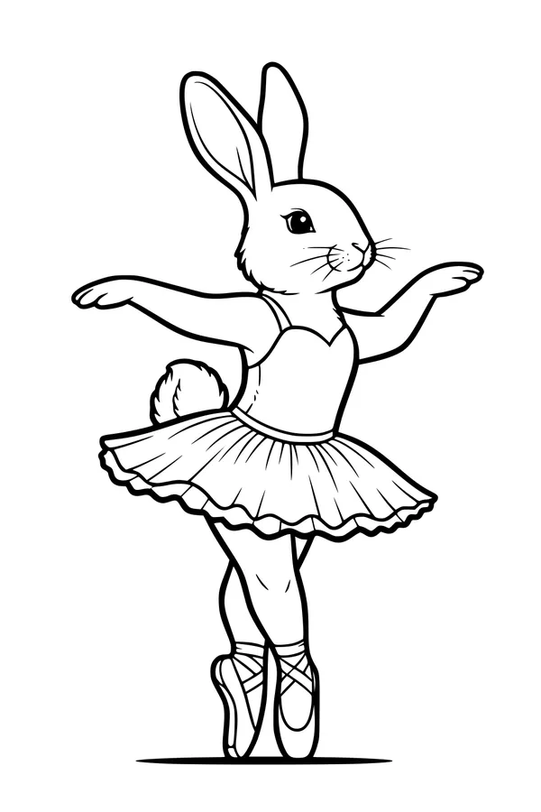 Twirl of the Bunny Ballerina