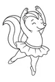 Sasha the Skunk Twirls on Her Toes
