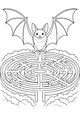 Bat With Big Wings Guarding the Cloud Maze