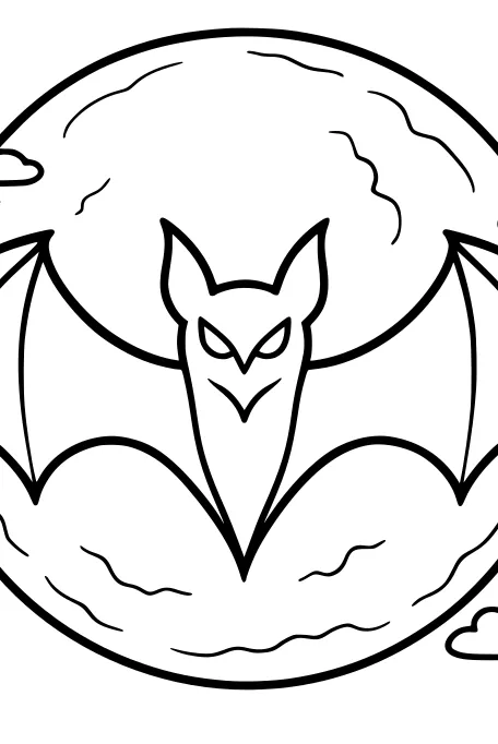 Midnight Bat and Full Moon Dance