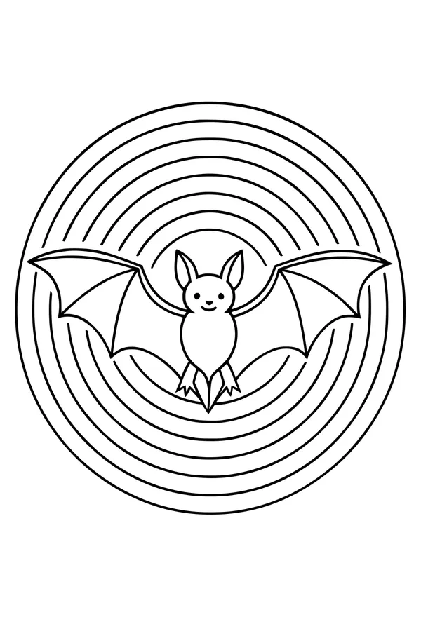 Batty Swings With Rainbow Circles