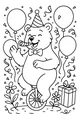 Bear's Unicycle Party Parade