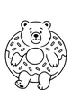 Bear in a Sprinkle Doughnut Hug