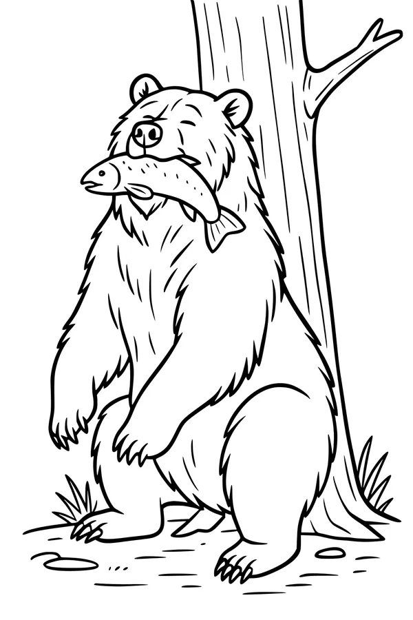Bear’s Fishy Forest Snack