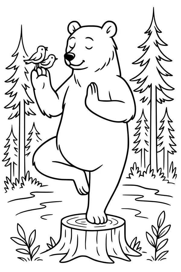 Bear Balances and Birds Sing