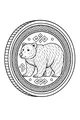 The Bear in the Patterned Circle