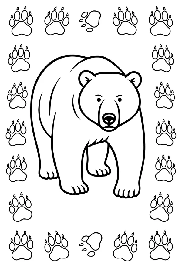 Big Bear and the Forest Footprints