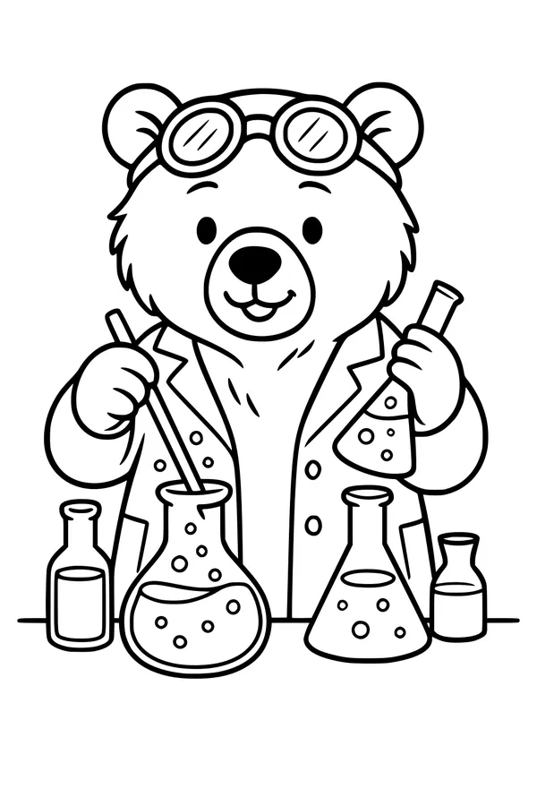 Professor Bear's Science Lab Surprise