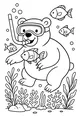 Barry Bear Dives Under the Sea