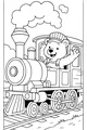 Chugga-Chugga Bear on the Train Track