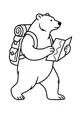 Explorer Bear Checks His Map