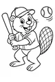 Benny Beaver Swings for the Fences
