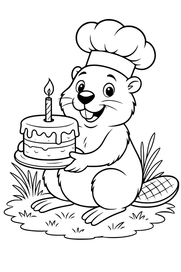 Chef Beaver’s Happy Birthday Surprise