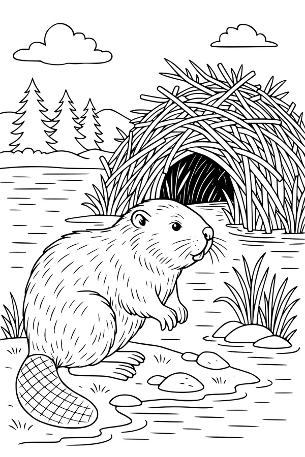 Busy Beaver by the Pond Lodge