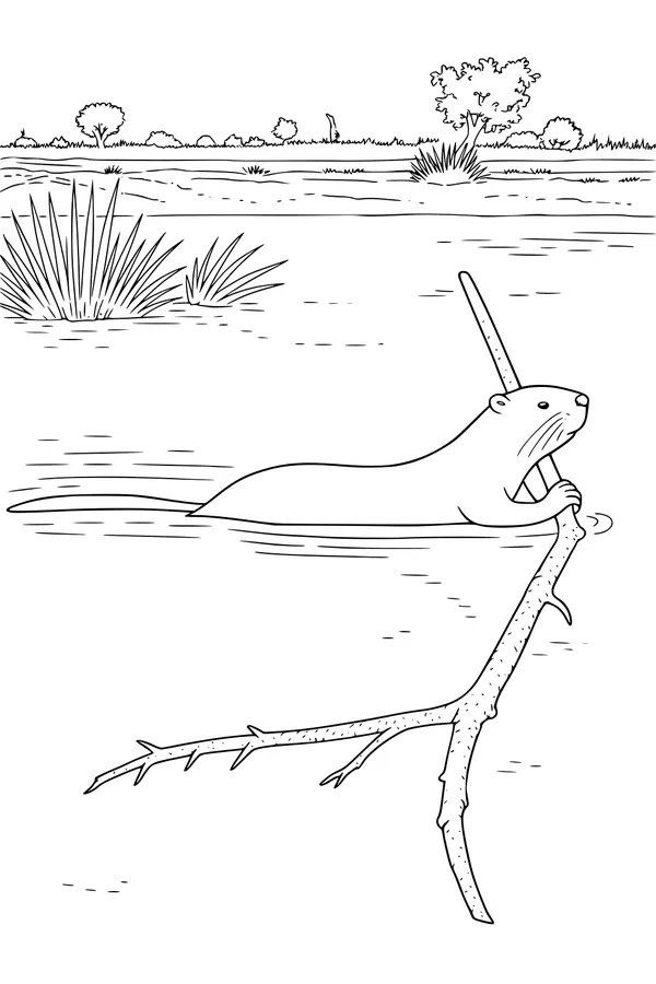 Busy Beaver and His Big Stick Mission