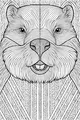 Big-Tooth Beaver Up Close in the Woods