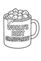 Best Grandparent Cocoa Mug